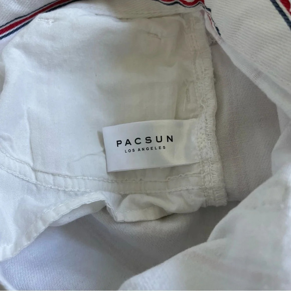 PACSUN Red White and Blue Denim Mom Shorts 4th of July Size 26 - Picture 9 of 12
